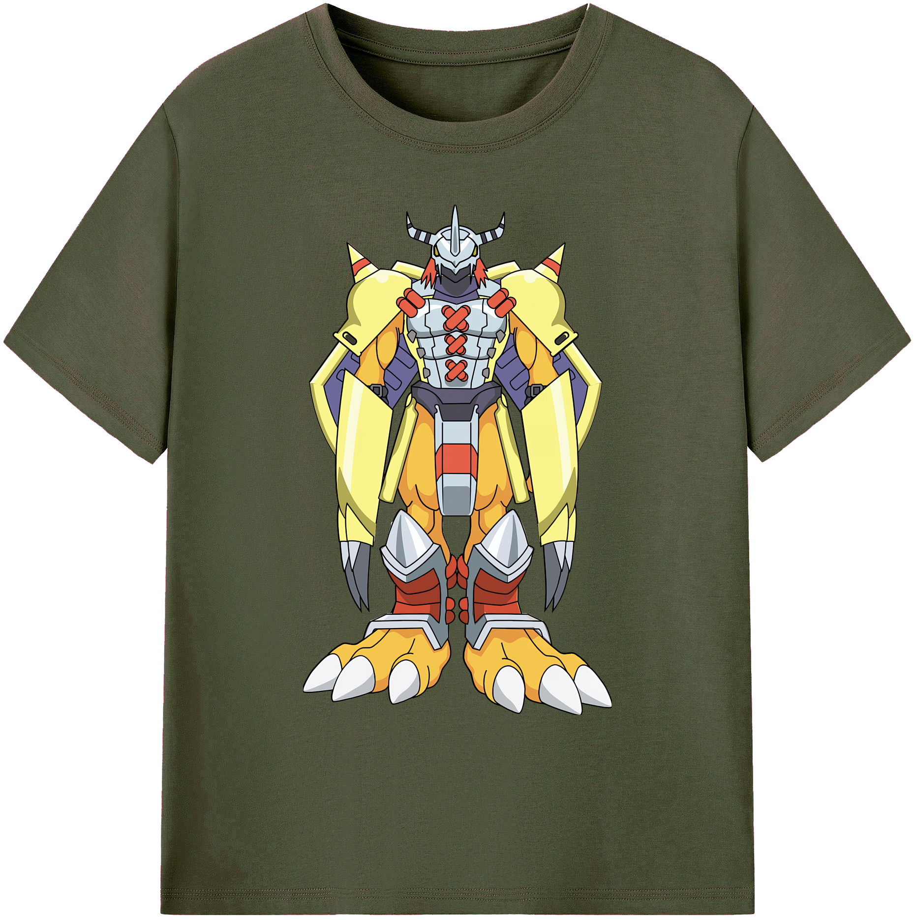 （画像用） Digimon デジタルモンスター/デジモン 綿100％ メンズ半袖Tシャツ｜肌触りやわらか＆通気性